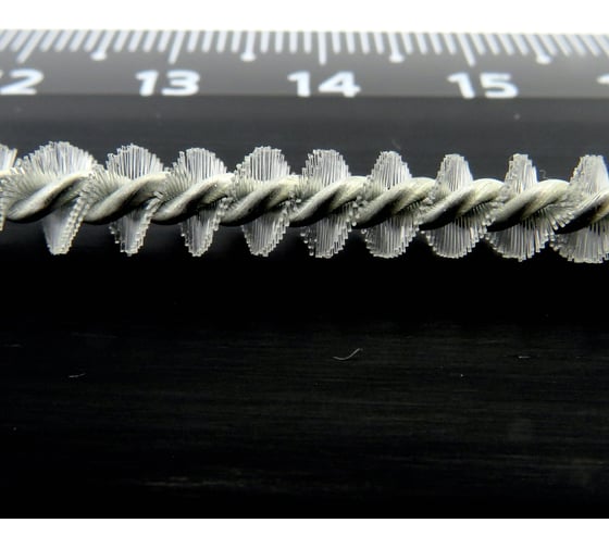 Щетка ерш EuroBrush Д5x100x300 с хв-м + кольцо, ворс нейлон 0,15 (код 14-152) EB-T816805