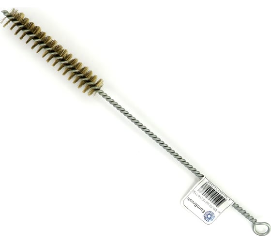 Щетка ерш EuroBrush Д18x100x300 с хв-м + кольцо, ворс гофр латунь 0,15 (код 14-115) EB-T816518