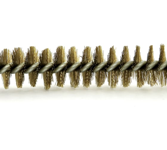 Щетка ерш EuroBrush Д18x100x300 с хв-м + кольцо, ворс гофр латунь 0,15 (код 14-115) EB-T816518