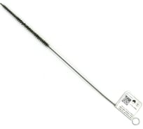 Щетка ерш EuroBrush Д5x100x300 с хв-м + кольцо, ворс гофр сталь 0,10 код 14-002 EB-T816205