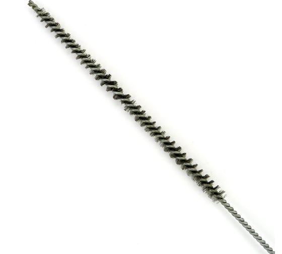 Щетка ерш EuroBrush Д5x100x300 с хв-м + кольцо, ворс гофр сталь 0,10 код 14-002 EB-T816205