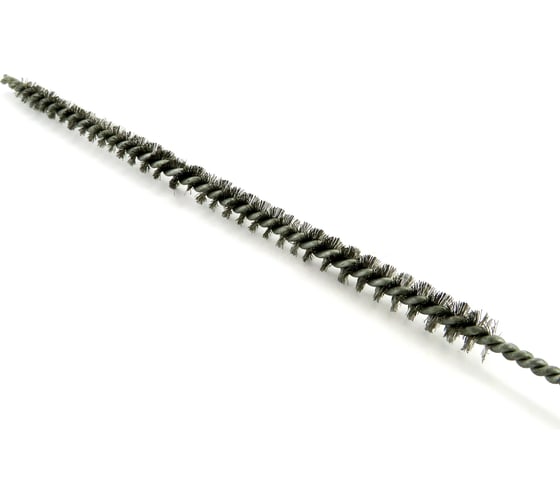 Щетка ерш EuroBrush Д5x100x300 с хв-м + кольцо, ворс гофр сталь 0,10 код 14-002 EB-T816205