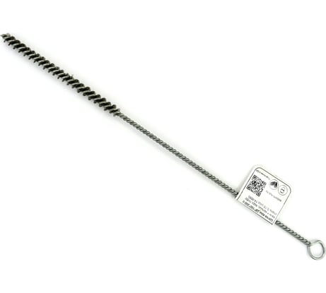 Щетка ерш EuroBrush Д8x100x300 с хв-м + кольцо, ворс гофр сталь 0,15 код 14-005 EB-T816208