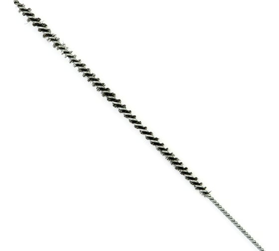 Щетка ерш EuroBrush Д4x100x300 с хв-м + кольцо, ворс гофр сталь 0,08 код 14-001 EB-T816204