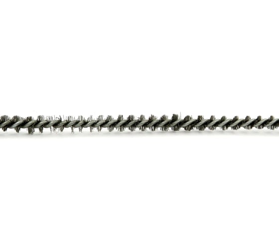 Щетка ерш EuroBrush Д4x100x300 с хв-м + кольцо, ворс гофр сталь 0,08 код 14-001 EB-T816204
