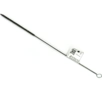 Щетка ерш EuroBrush Д6x100x300 с хв-м + кольцо, ворс гофр сталь 0,10 код 14-003 EB-T816206