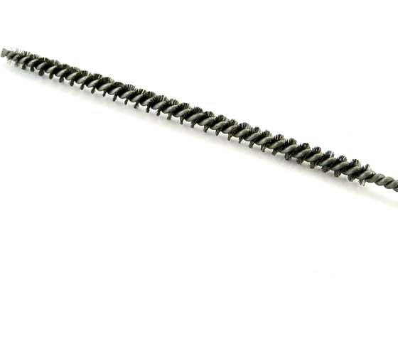 Щетка ерш EuroBrush Д6x100x300 с хв-м + кольцо, ворс гофр сталь 0,10 код 14-003 EB-T816206