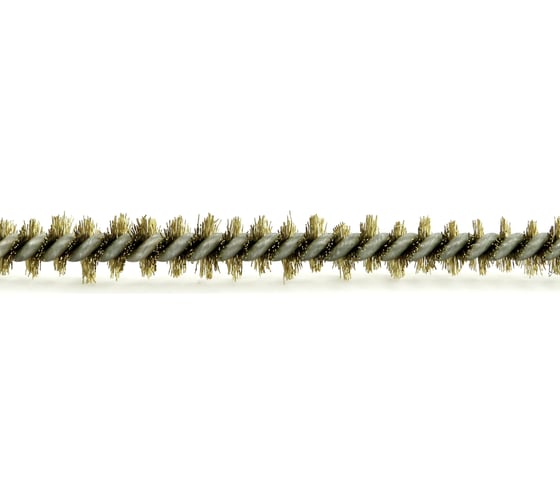 Щетка ерш EuroBrush Д8x100x300 с хв-м + кольцо, ворс гофр латунь 0,15 (код 14-105) EB-T816508
