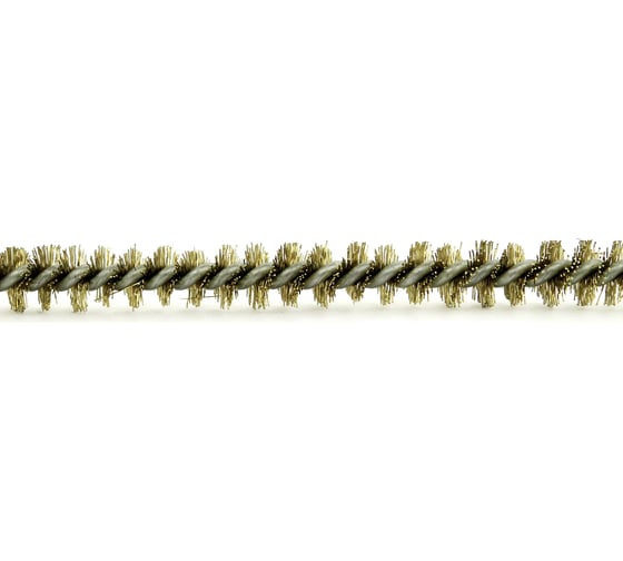 Щетка ерш EuroBrush Д6x100x300 с хв-м + кольцо, ворс гофр латунь 0,12 (код 14-103) EB-T816506