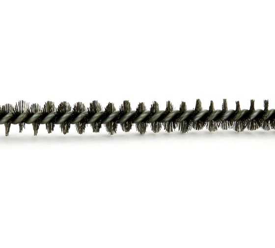 Щетка ерш EuroBrush Д10x100x300 с хв-м + кольцо, ворс гофр сталь 0,15 код 14-007 EB-T816210