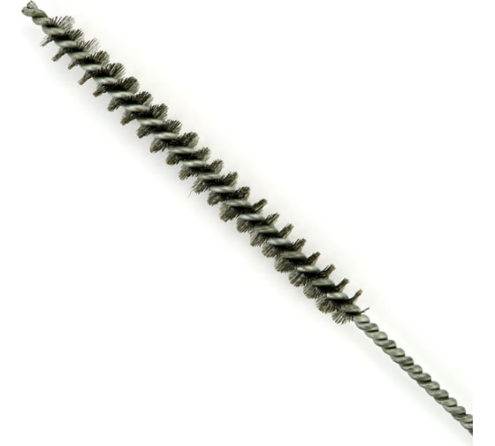 Щетка ерш EuroBrush Д10x100x300 с хв-м + кольцо, ворс гофр сталь 0,15 код 14-007 EB-T816210