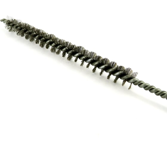 Щетка ерш EuroBrush Д10x100x300 с хв-м + кольцо, ворс гофр сталь 0,15 код 14-007 EB-T816210