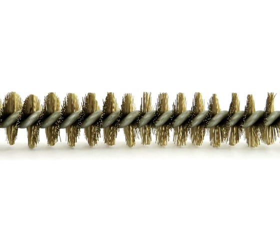 Щетка ерш EuroBrush Д15x100x300 с хв-м + кольцо, ворс гофр латунь 0,15 (код 14-112) EB-T816515