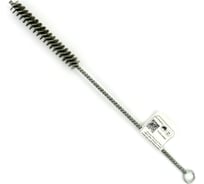 Щетка ерш EuroBrush Д15x100x300 с хв-м + кольцо, ворс гофр сталь 0,15 (код 14-012) EB-T816215