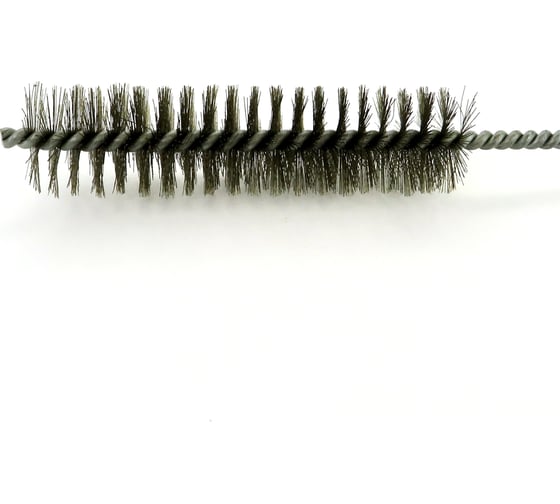 Щетка ерш EuroBrush Д25x100x300 с хв-м + кольцо, ворс гофр сталь 0,20 (код 14-022) EB-T816225