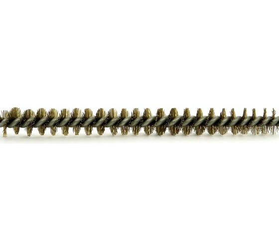 Щетка ерш EuroBrush Д10x100x300 с хв-м + кольцо, ворс гофр латунь 0,15 (код 14-107) EB-T816510
