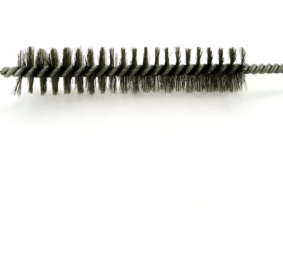 Щетка ерш EuroBrush Д20x100x300 с хв-м + кольцо, ворс гофр сталь 0,15 (код 14-017) EB-T816220
