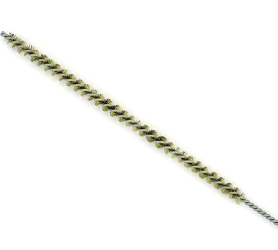 Щетка ерш EuroBrush Д4x100x300 с хв-м + кольцо, ворс гофр латунь 0,08 (код 14-101) EB-T816504
