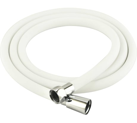 Шланг для душа Melodia della vita WONDER SILICONE ANTI-TWIST, 1/2х"1/2" конус, нержавеющая сталь, d15, L175 см, белый MKP34445BLwt 18898