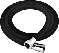 Шланг для душа Melodia della vita WONDER SILICONE ANTI-TWIST, 1/2х"1/2" конус, нержавеющая сталь, d15, L150 см, черный MKP34437BLbk 18890