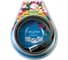 Шланг для душа Melodia della vita WONDER SILICONE ANTI-TWIST, 1/2х"1/2" конус, нержавеющая сталь, d15, L150 см, черный/белый MKP34449BLpi 18902 2