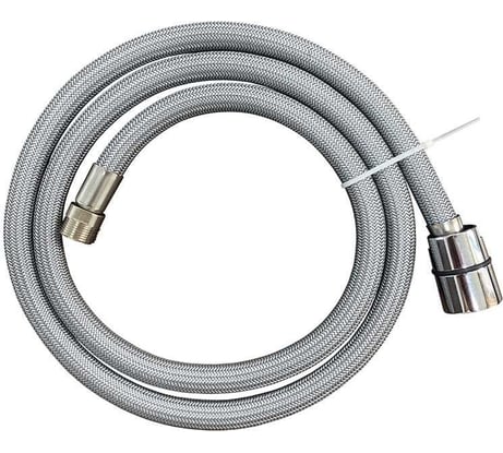 Шланг для смесителя с выдвижным изливом Melodia della vita KITCHEN 1/2"хM15х1, d12 мм, L150 см, серый MKP29001BL 18661