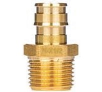 Штуцер с наружной резьбой Usystems латунный для труб PE-Xa 25-R3/4"НР, тип 1 1135755
