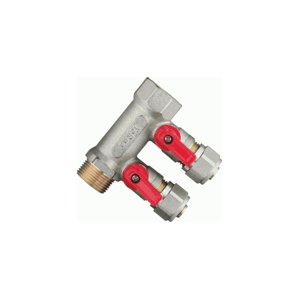 Коллектор для металлопластиковой трубы Terma 3/4"в/н с 2-мя шаровыми ...