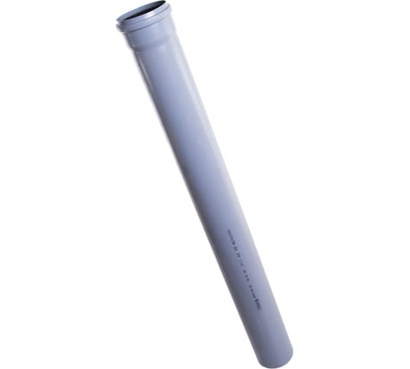 Труба RTP ТМ Пиарком ПП, Д 110 мм, толщина стенки 2,2 мм, L 1000 мм, серая 11174