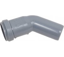 Канализационный отвод RTP 32 мм, 45 градусов, серый 36391