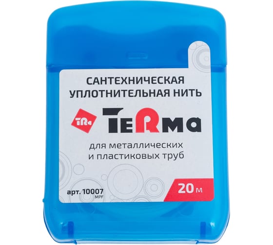 Нить уплотнительная для резьбовых соединений Terma 20 м, в блистере 10007 16567 1