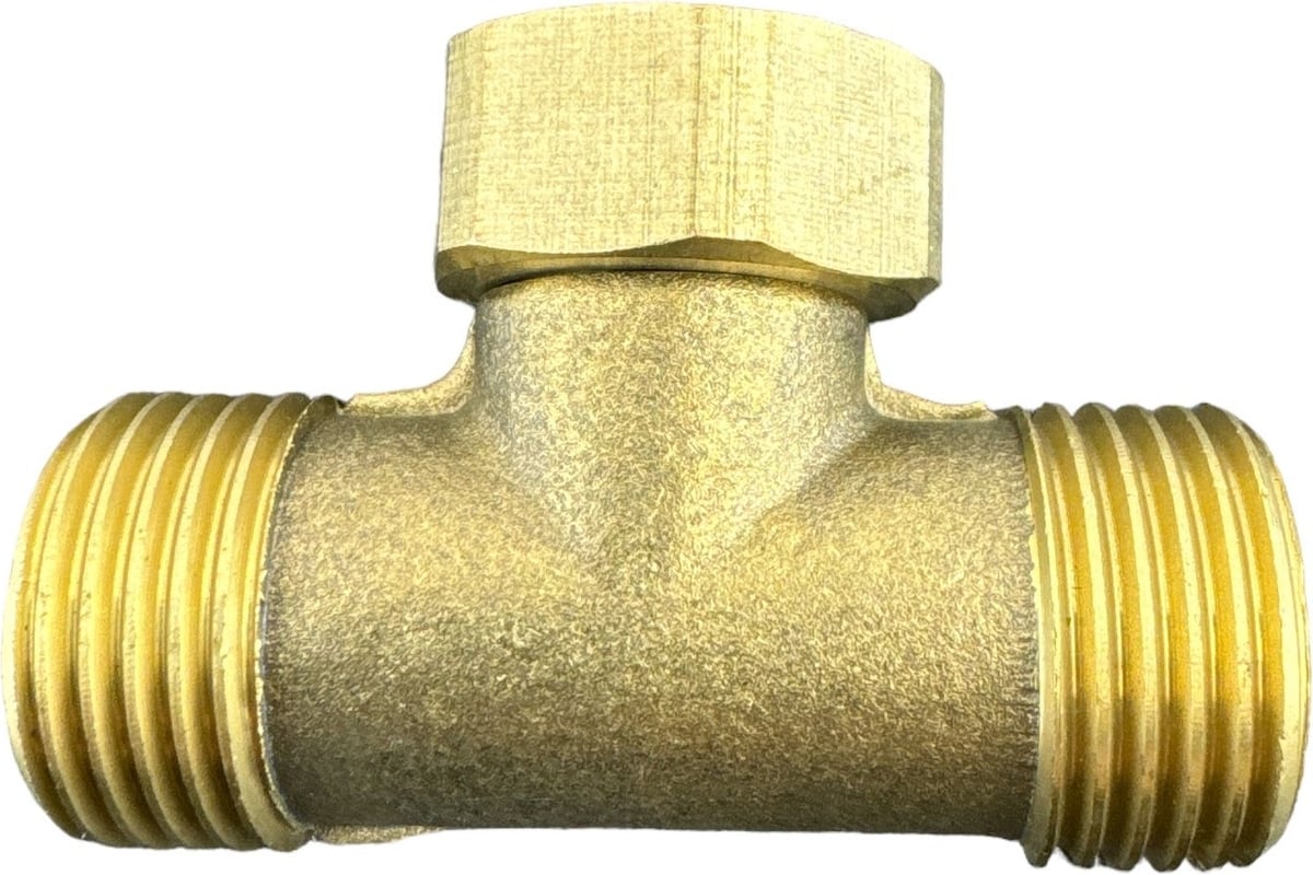 Фитинг Тройник GRIALE 1/2" ш/г/ш латунный для труб и смесителей ...