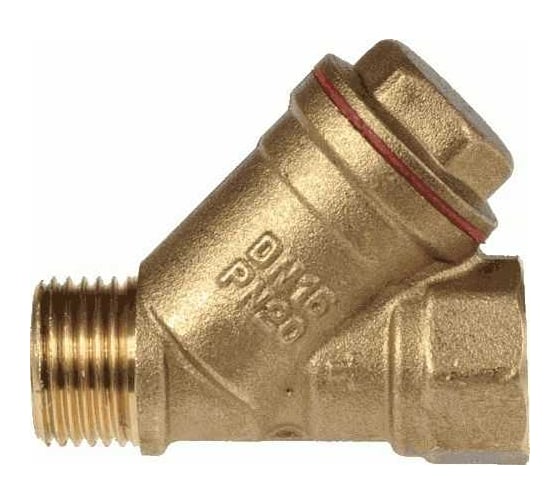 Фильтр косой Terma латунь, 1/2" в/н TRm 33875 33129 1