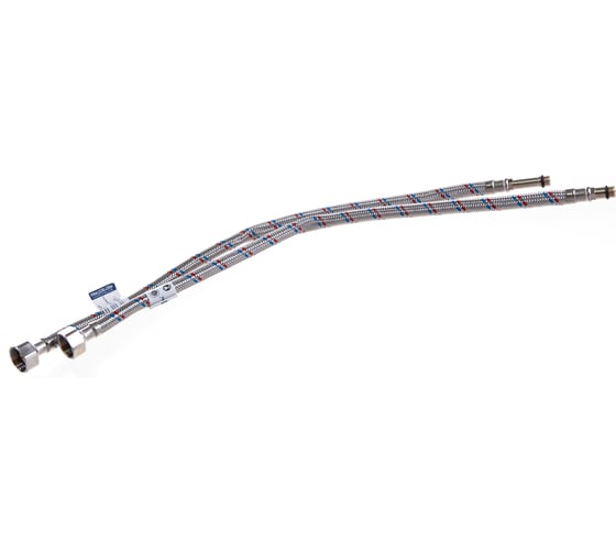 Подводка СТМ для смесителя, сталь, 1/2xM10x 50 см, пара CWFHS050