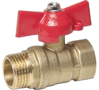 Шаровой кран для воды ОПТИМА 1/2" г/ш бабочка SOFMB012
