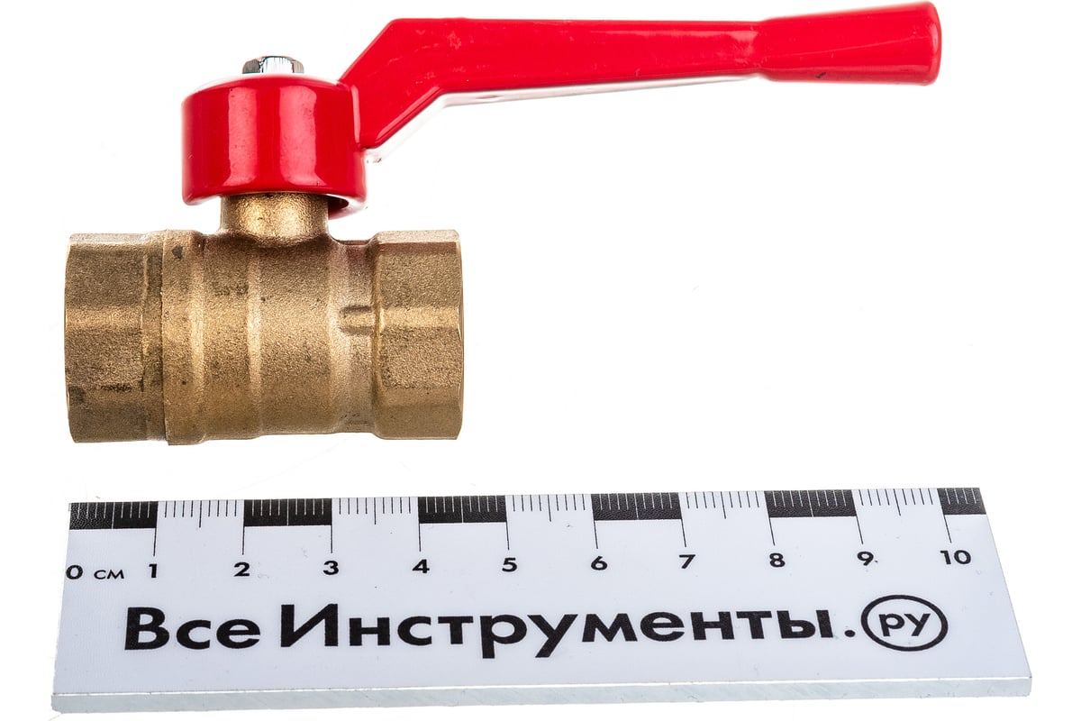 Шаровой кран для воды ОПТИМА 1/2\" г/г рычаг SOFFH012 - выгодная цена ...