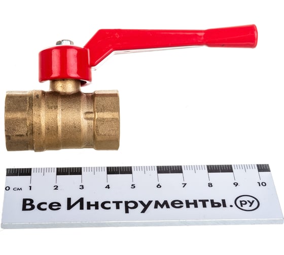 Шаровой кран для воды ОПТИМА 1/2" г/г рычаг SOFFH012