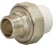 Комбинированная муфта СТМ ПЛАСТ PP-R, разъемная, с наружной резьбой DN 50х1-1/2" CPRM5012