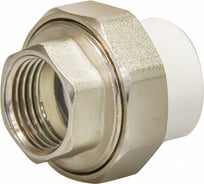 Комбинированная муфта СТМ ПЛАСТ PP-R, разъемная, с внутренней резьбой, DN 50х1-1/2 CPRF5012