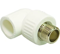 Угольник СТМ PP-R комбинированный, наружная резьба DN 20х3/4 ПЛАСТ CPLM2034