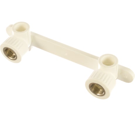 Угольник СТМ PP-R двойной комбинированный, с креплением внутренняя резьба DN 20х1/2 ПЛАСТ CPLD2012