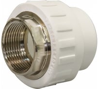 Комбинированная муфта СТМ ПЛАСТ PP-R, под ключ, с внутренней резьбой DN 63х2" CPSF6302