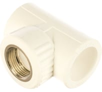 Тройник СТМ PP-R комбинированный, внутренняя резьба DN 32х3/4 ПЛАСТ CPTF3234