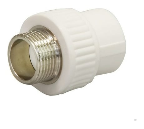 Комбинированная муфта СТМ ПЛАСТ PP-R, с наружней резьбой, DN 25х3/4 CPSM2534