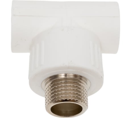 Тройник СТМ PP-R комбинированный, наружная резьба DN 20х1/2 ПЛАСТ CPTM2012