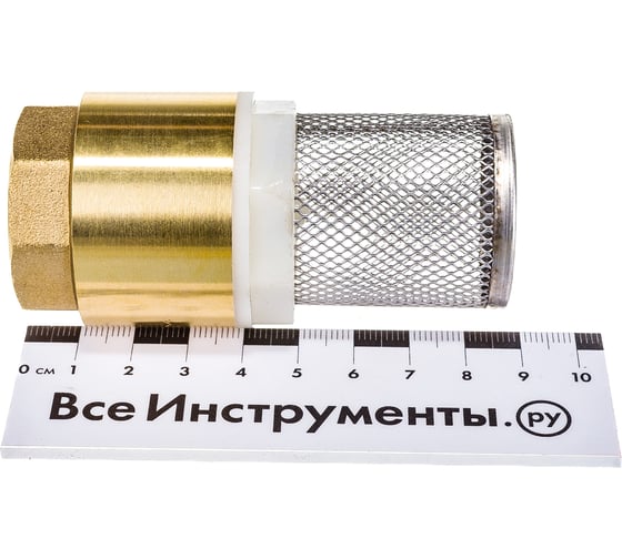 Обратный клапан СТМ с сеткой 1" CBCVF001