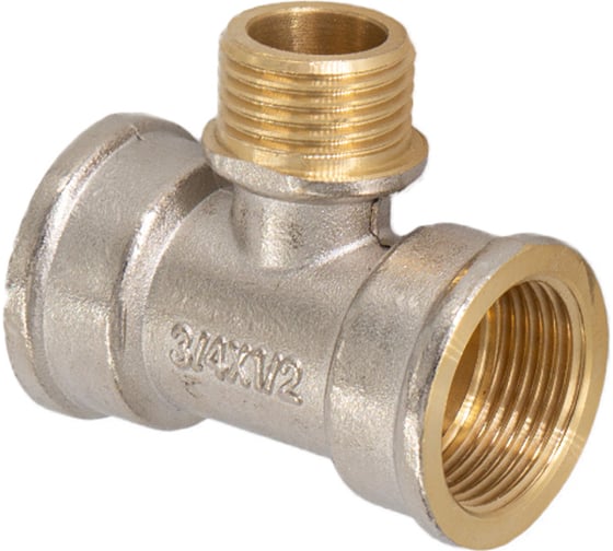 Переходной тройник СТМ 3/4x1/2x3/4 г/ш/г CRT34M12
