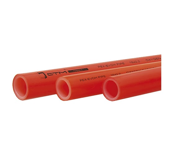 Труба для теплого пола СТМ PEX-EVOH DN 16х2.0 ПЛАСТ бухта 200 м, CPPE1602-200