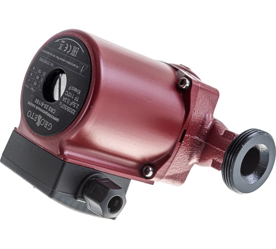 Циркуляционный насос Grosetto 25/8-1180 мм, 220V, 120 W GRS (с кабелем) 2012190 25/8-1 120 W