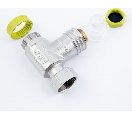 Фильтрогидромат для подключения счётчика GIBAX с обратным клапаном, 1/2", 400 мкм G0020